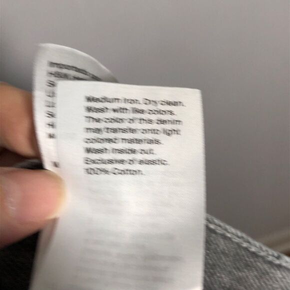 COS Mens Jeans Size 31 32 Regular Fit Gray WashTapered Leg Mid Rise Button Fly - Picture 11 of 11